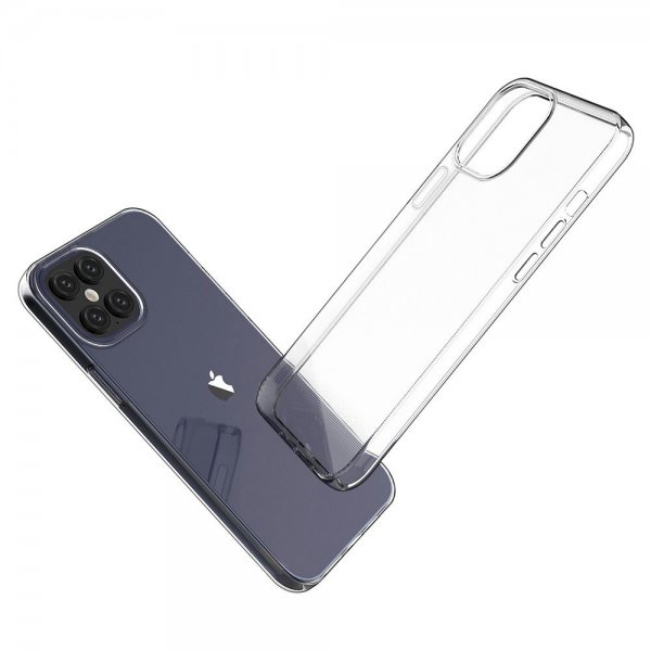 iPhone 12/iPhone 12 Pro Cover Stødabsorberende TPU Transparent