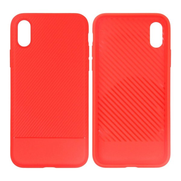 iPhone X/iPhone Xs Cover TPU Rød