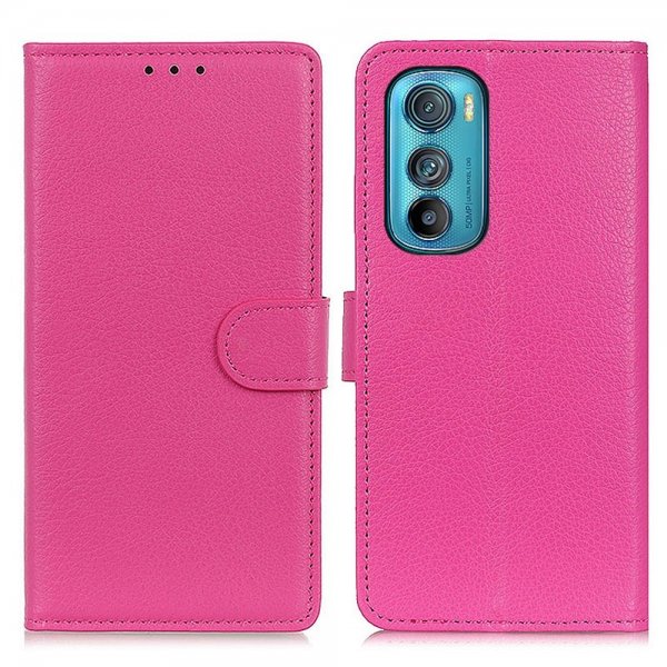 Motorola Edge 30 Etui Kortrum Magenta