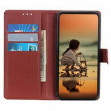 Motorola Edge 30 Neo Cover Litchi Brun