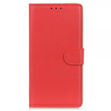 Motorola Edge 30 Neo Cover Litchi Rød