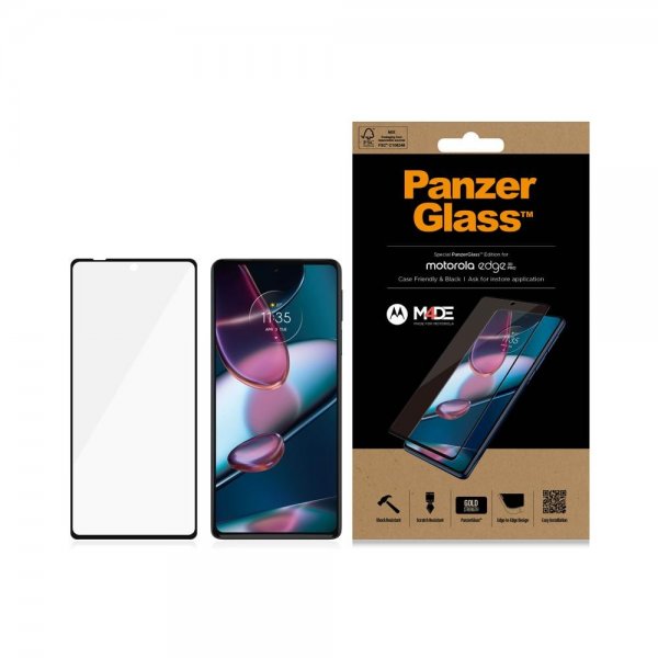 PanzerGlass Motorola edge 30 pro Skærmbeskyttelse Case Friendly