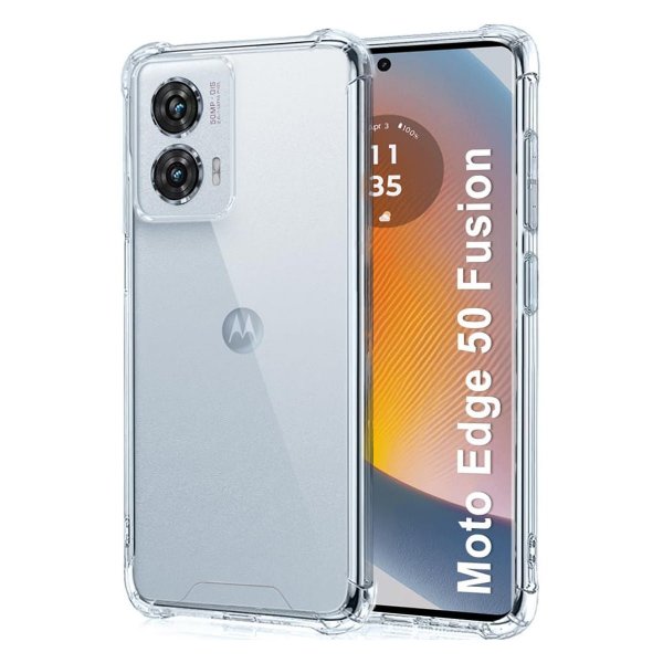 Motorola Edge 50 Fusion Cover Stødsikkert Transparent