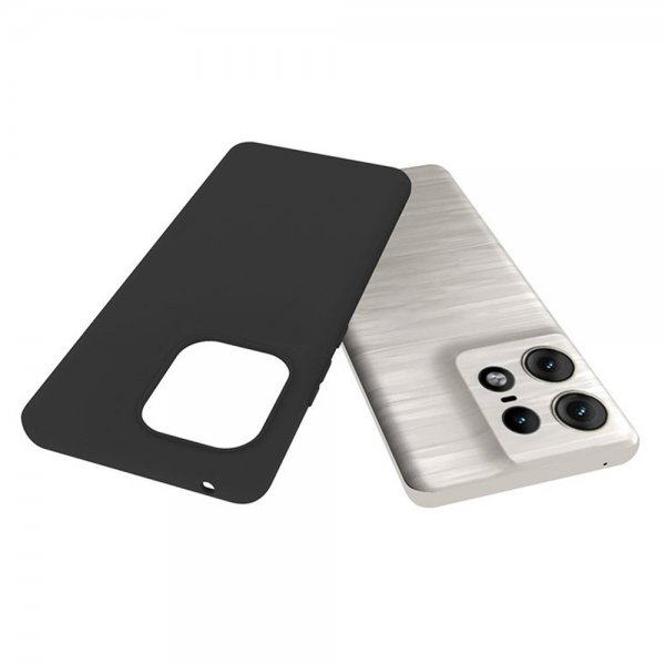 Motorola Edge 50 Pro Cover Blødplast Sort