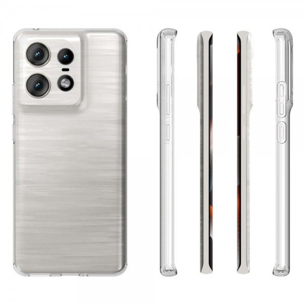 Motorola Edge 50 Pro Cover Blød plastik Transparent
