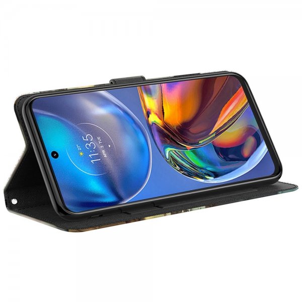 Motorola Moto e22i Cover Motiv Kat og Tiger