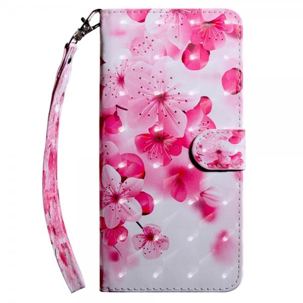 Motorola Moto e22i Cover Motiv Røde Blomster
