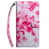 Motorola Moto e22i Cover Motiv Røde Blomster