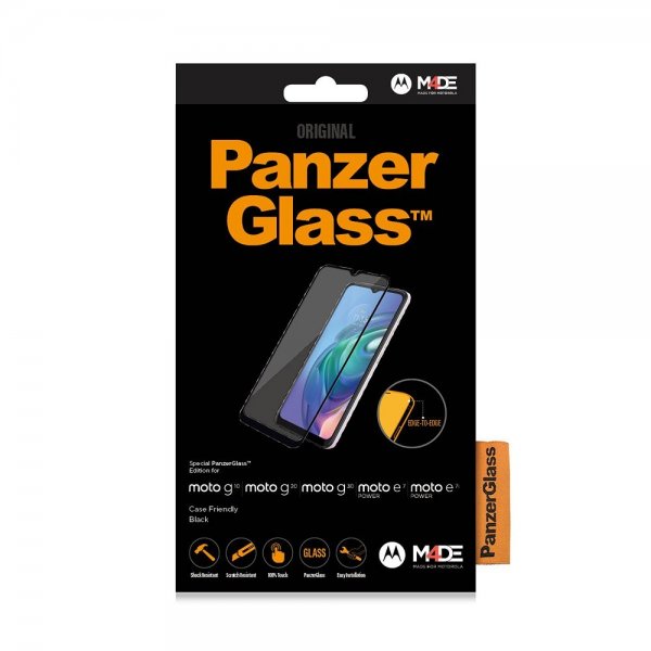 PanzerGlass Motorola Moto G10/G20/G30/E7 Power/E7i Power Skærmbeskyttelse Edge-to-Edge