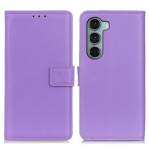 Motorola Moto G200 Cover Lædertekstur Lilla
