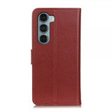 Motorola Moto G200 Cover Litchi Brun