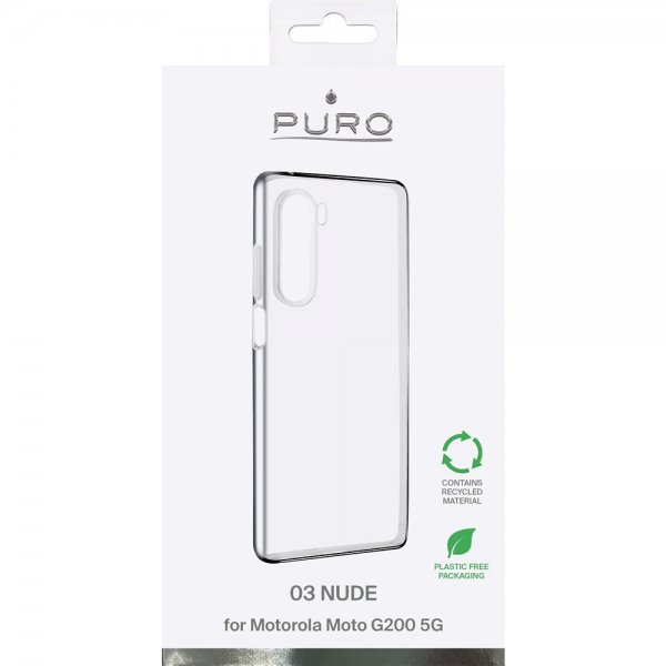 Puro Motorola Moto G200 Cover Nude Transparent