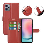 Motorola Moto G23 Etui med Stativ Brun