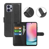 Motorola Moto G23 Cover med Stand Sort