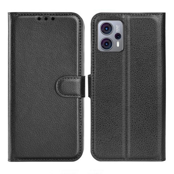 Motorola Moto G23 Cover med Stand Sort
