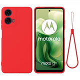 Motorola Moto G24 Power Cover med strop silikone rød