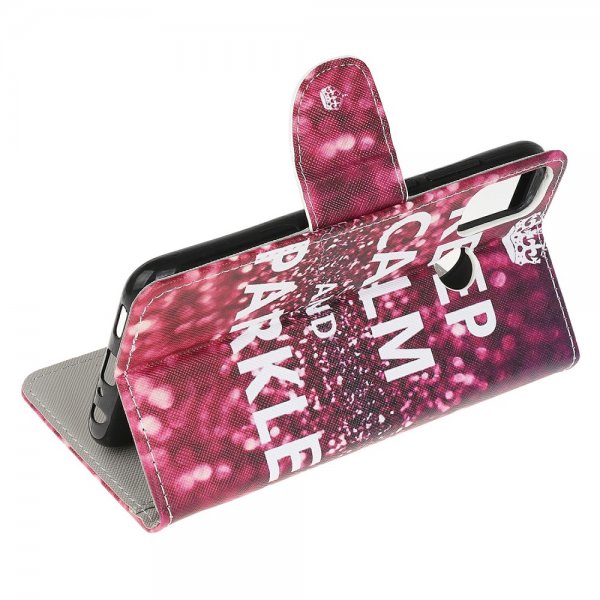 Motorola Moto G30 Cover Motiv Keep Calm and Sparkle