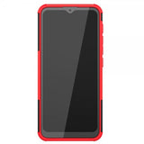 Motorola Moto G30 Cover Dækmønster Stativfunktion Rød