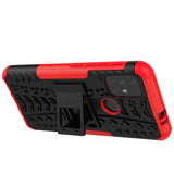 Motorola Moto G30 Cover Dækmønster Stativfunktion Rød