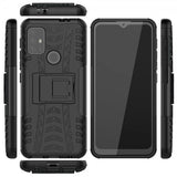 Motorola Moto G30 Cover Dækmønster Stativfunktion Sort