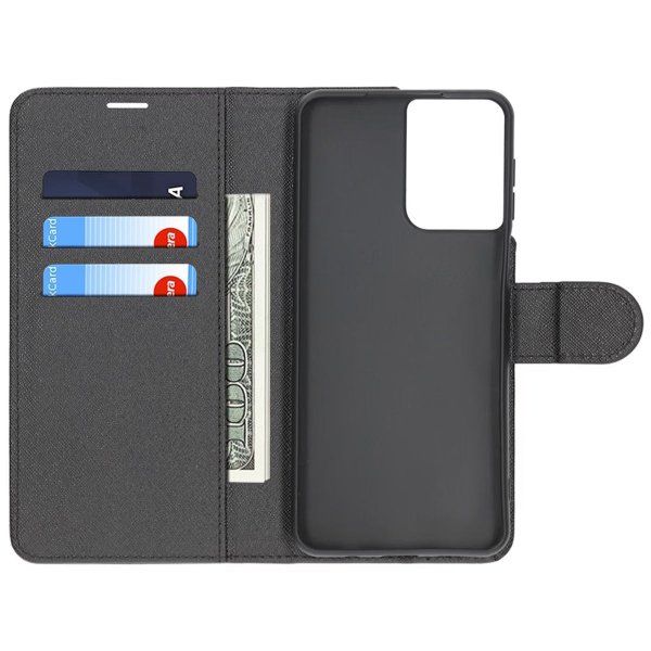 Motorola Moto G35 Etui med Stand Sort