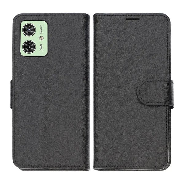 Motorola Moto G54 Etui med Kortlomme Sort