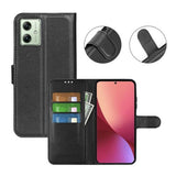 Motorola Moto G54 Etui med Stativ Sort