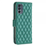 Motorola Moto G62 5G Cover Rhombusmønster Grøn