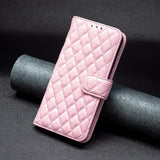 Motorola Moto G62 5G Cover Rhombus-mønster Rosa