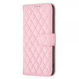 Motorola Moto G62 5G Cover Rhombus-mønster Rosa