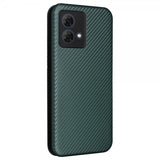 Motorola Moto G84 Cover Kulfibertekstur Grøn
