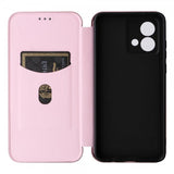 Motorola Moto G84 Cover Kulfibertekstur Rosaguld