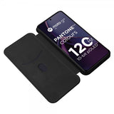 Motorola Moto G84 Cover Kulfibertekstur Sort