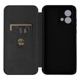 Motorola Moto G84 Cover Kulfibertekstur Sort