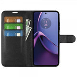 Motorola Moto G84 Cover Litchi Sort