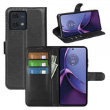 Motorola Moto G84 Cover Litchi Sort