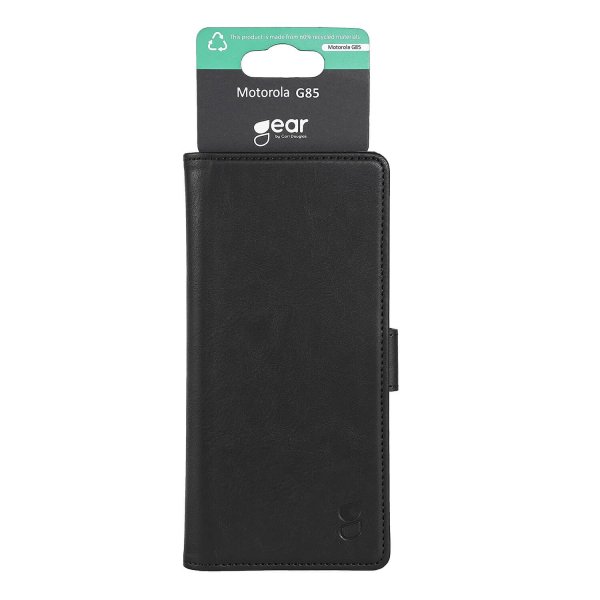 Motorola Moto G85 Cover 3 Kortlommer Sort