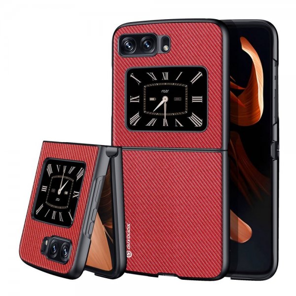 Dux Ducis Motorola Razr 2022 5G Cover FINO Series Rød