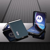 ABEEL Motorola Razr 40 Ultra Etui Ægte Læder Grøn