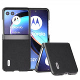 ABEEL Motorola Razr 40 Ultra Etui Ægte Læder Sort