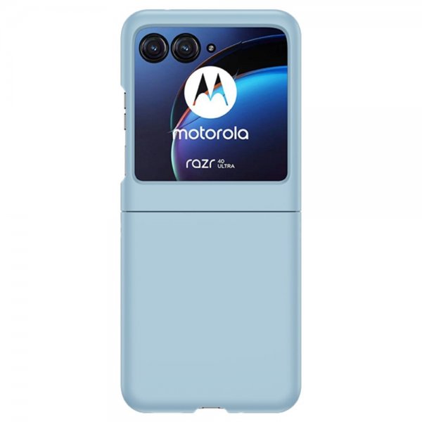 Motorola Razr 40 Ultra Cover Ultratynd Lyseblå