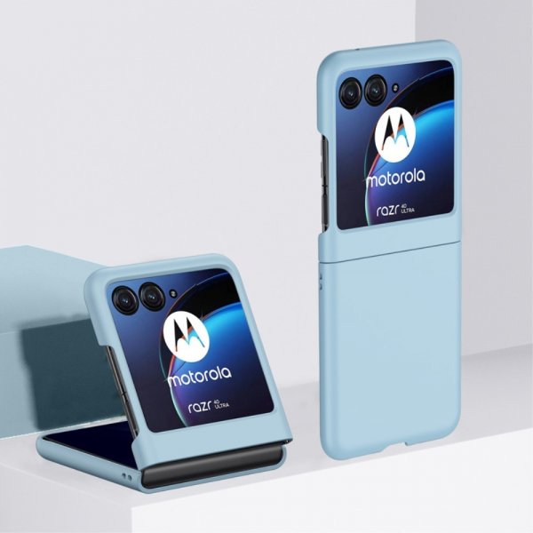 Motorola Razr 40 Ultra Cover Ultratynd Lyseblå