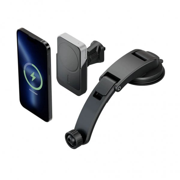 ALOGIC Matrix Magnetisk Biloplader med Ventilations- og Instrumentbrætfæste MagSafe