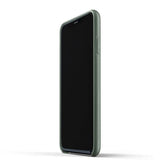 Mujjo iPhone 11 Pro Max Cover Full Leather Case Slate Green