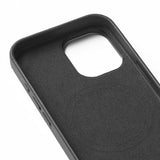 Mujjo iPhone 16 Cover Fuld Lædercover Sort