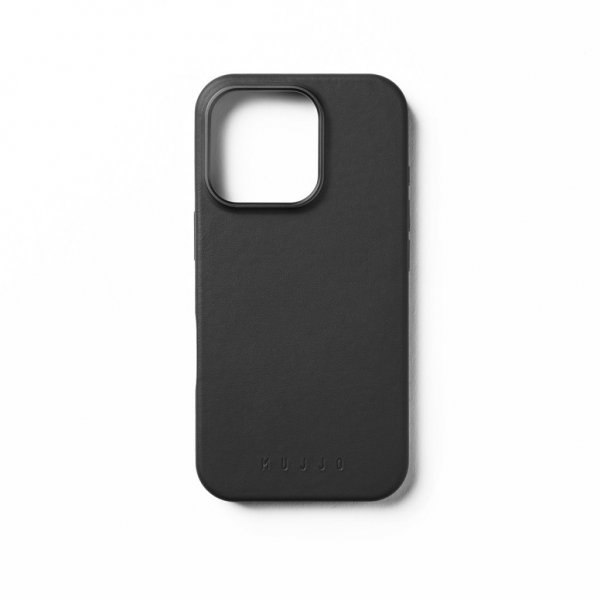Mujjo iPhone 16 Pro Cover Full Læder Sort