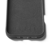 Mujjo iPhone 16 Pro Cover Full Læder Sort