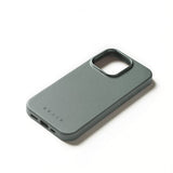 Mujjo iPhone 16 Pro Cover Full Leather Case Green Smoke