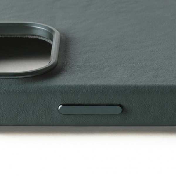 Mujjo iPhone 16 Pro Cover Full Læder Livid Green