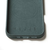Mujjo iPhone 16 Pro Cover Full Læder Livid Green